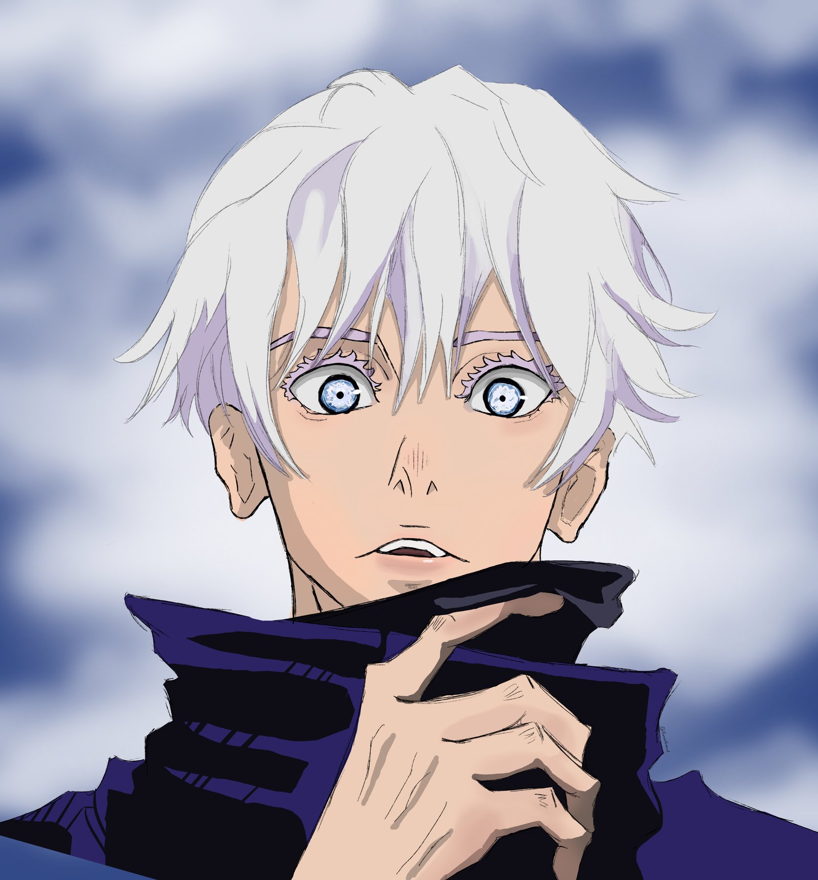 Gojo, from Jujutsu Kaisen